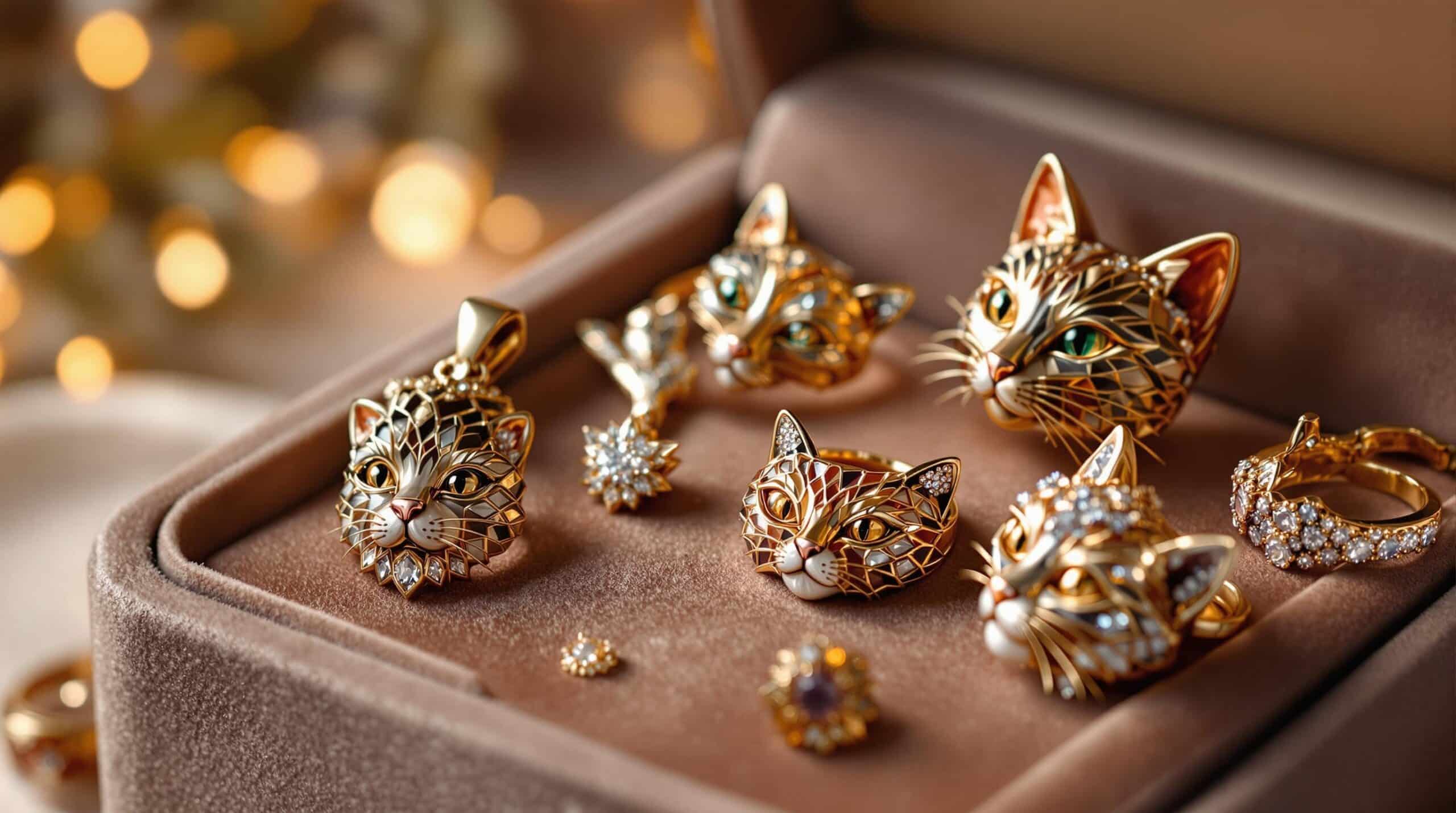 unusual cat jewellery