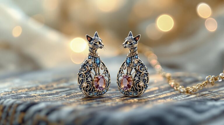 Vintage Cat Earrings: Timeless Feline Jewelry for Cat Lovers