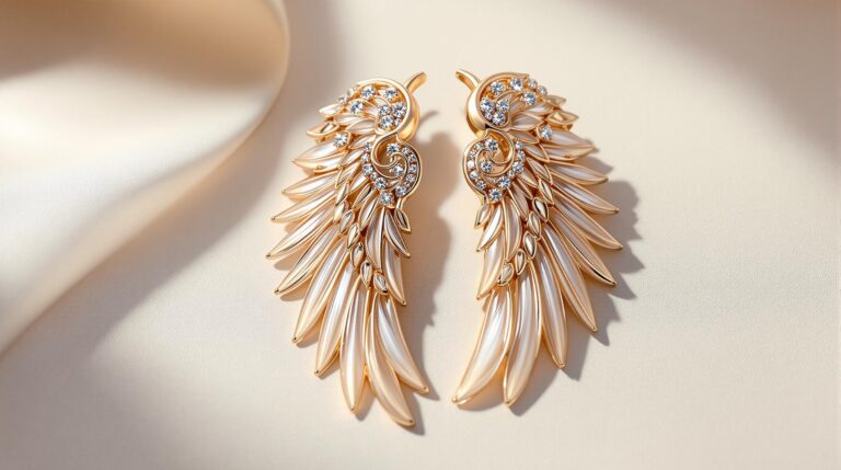 wing earrings
